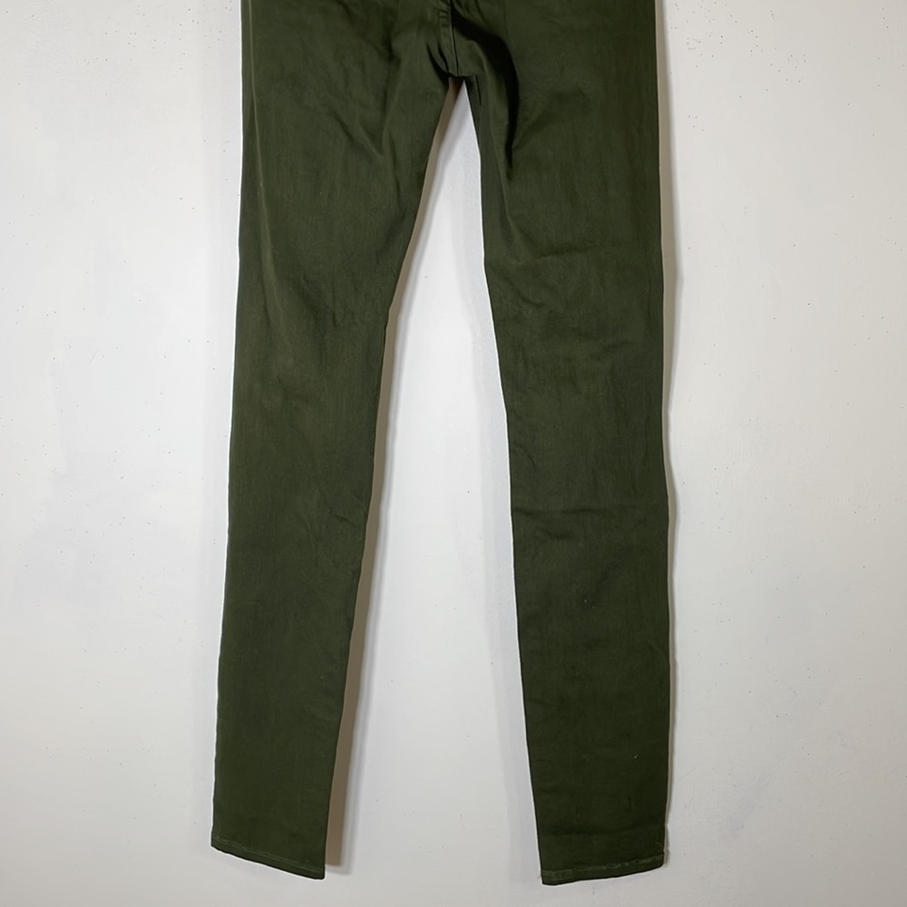 NWT. Fashion Nova Glistening Jeans in Olive Green. 11 - Picture 11 of 11